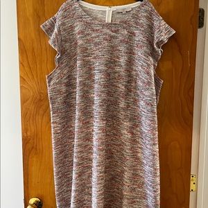 Loft tweed style dress, super cute for business casual in spring!